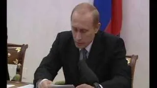 В.Путин.Вступительное слово.10.11.02.Part 1