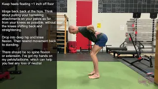 Floating Heel Hip Hinge to Squat