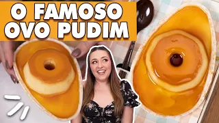 OVO PUDIM FAMOSINHO DA INTERNET é mais fácil do que você imagina!! | Tábata Romero