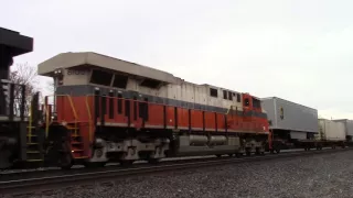 NS Interstate heritage engine trailing on 24W near Enon Valley, PA