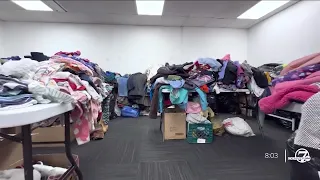 Several donation centers for Denver migrants reach capacity amid persistent need