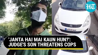 'Aisi Taisi Kar Dunga...': Judge's Son Threatens UP Traffic Police After SUV Gets Towed | Watch