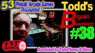 #1690 BARGAIN BASEMENT #38 - 53 Arcade & Pinball Items DISCOUNTED!  They GOTTA Go! TNT Amusements