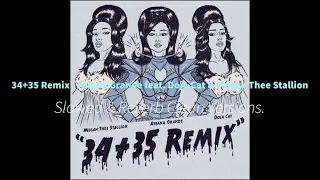 34+35 Remix Slowed + Reverb Super Clean Version - Ariana Grande feat. Doja Cat & Megan Thee Stallion