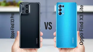 Oppo Find X3 Pro vs Oppo Find X3 Lite - Specs Comparison