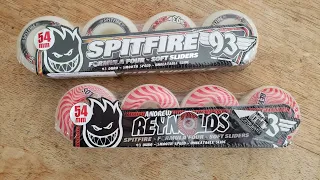 Spitfire Soft sliders 93s for a New Skater