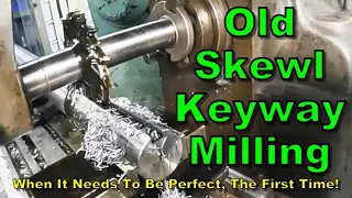 Cutting a Keyway with the Horizontal Milling Machine - Old School Still Making Money