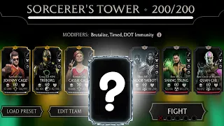 Sorcerer's Tower Final Boss Match 200 with Gold Team Fight + Reward. MK Mobile