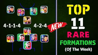 Top 11 Rare Formation In eFootball 2024 Mobile || 4-2-4 Still Available!?🤔