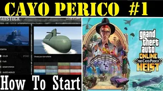 Gta Online - How To Start The Cayo Perico Heist - Gather intel (New DLC Guide) Submarine Missions #1