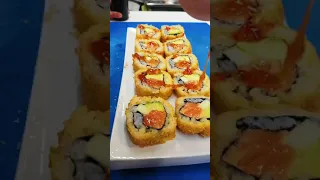 Fried Sushi Roll #shorts #sushi