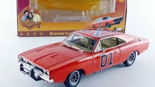 GÉNÉRAL LEE DODGE CHARGER 1969 AMÉRICAN MUSCLE AUTHENTICS 1/18