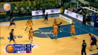 Khimki - CSKA Highlights. 26.01.2014