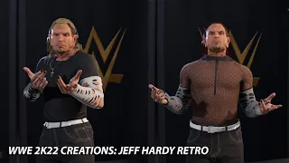 WWE 2K22 Creations: Jeff Hardy '00 - '01 (Retro)