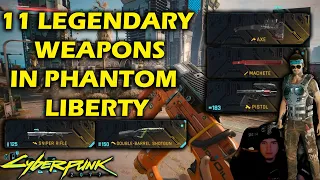 11 LEGENDARY WEAPONS YOU DONT WANT TO MISS IN CYBERPUNK 2077 PHANTOM LIBERTY DLC