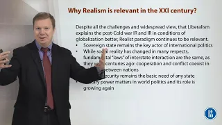 Relevance of realism - Back to classics the Realist Paradigm