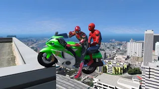 GTA 5 SPIDERMAN Ragdolls Compilation (Euphoria Physics Showcase) #4