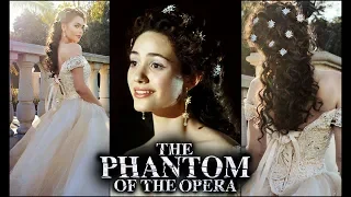 christine daae  "phantom of the opera" makeup hair & dress