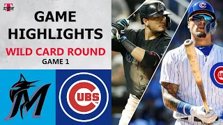 Miami Marlins vs. Chicago Cubs Game 1 Highlights | Wild Card Round (2020)