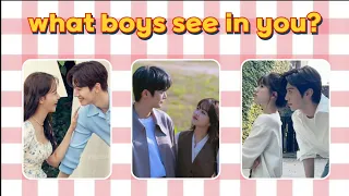 What boys see in you?💗|| aesthetic quiz