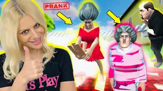 ΔΥΣΚΟΛΕΥΩ ΤΗ ΖΩΗ ΤΗΣ SCARY TEACHER 3D LET'S PLAY KRISTINA @KristinaEkouft