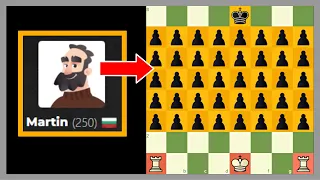 I Gave Martin 40 Pawns 😮