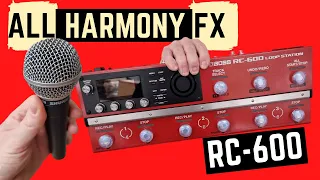 ALL HARMONY FX on the BOSS RC-600!