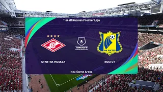 PES 2021 | Spartak Moscow vs FK Rostov - Russia Premier League | 31/10/2020 | 1080p 60FPS