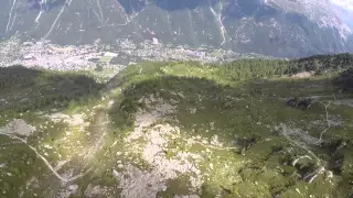 Aiguille L'M base jump,  Valery Rozov