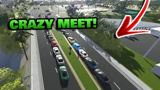 HUGE Car meet in Southwest Florida With TONS of CARS!