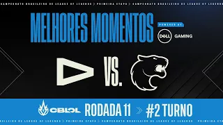 CBLOL 2021: 1ª Etapa - Fase de Pontos | Melhores Momentos (LLL) x (FUR) (2º Turno) - by Dell Gaming