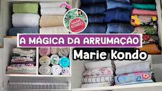 A MÁGICA DA ARRUMAÇÃO PARTE 2 :organização passo a passo do guarda roupas por casa limpa