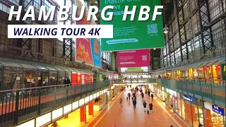 Spaziergang Walking Tour 4K Hamburg Hauptbahnhof Main Station 2024