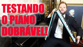 Testando o Piano Dobrável!