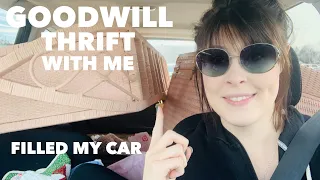 Filled My Car at GOODWILL | Thrift With Me for EBay | Reselling