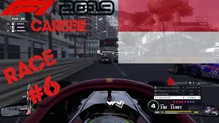 F1 2019 PS4 Career Mode | 100% Race Monaco Grand Prix (Part 1) [4K 60fps] 🇲🇨