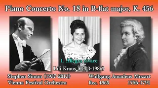 Mozart: Piano Concerto No. 18, Kraus & Simon (1965) モーツァルト ピアノ協奏曲第18番 クラウス＆サイモン