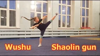 Shaolin gun - Ariadna Ruchko 10 y.o. Шаолинь гунь - Ариадна Ручко