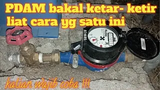 trik RAHASIA !!?, perbaikan meteran air  PDAM yang tagihan nya mahal.