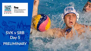 Re-LIVE | SVK v SRB  - Day 5 - FINA World Men's Junior Water Polo Championships 2021