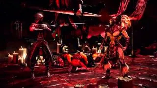 Mortal Kombat X - Ermac vs Kotal Khan all interactions (intros)