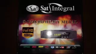 Настройка тюнера Sat-Integral S-1248 HD HEAVY METAL  AC-3+