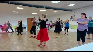 танго Кумпарсита линейный танец linedance