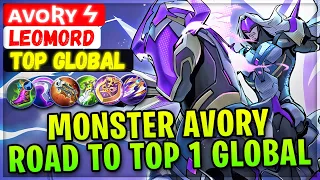 Monster Avory Road To Top 1 Global [ Top Global Leomord ] ᴀᴠᴏʀʏ ϟ - Mobile Legends Emblem And Build