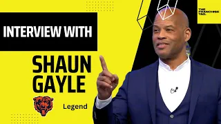 Interview with Chicago Bears Superbowl winning Legend Shaun Gayle at an NFL UK Flag Event