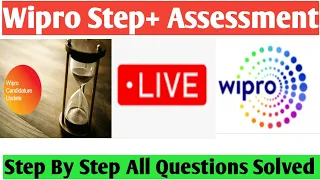 Wipro step plus assessment live recording