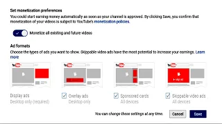 How to Open + Enable Monetization on YouTube speak Khmer full