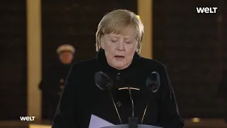 GROßER ZAPFENSTREICH Angela Merkels ruft in bewegende Rede zum gesellschaftlichen Zusammenhalt auf