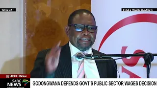 Minister Godongwana defends government's decision to increase public sector wages by 3%