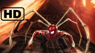 Iron man and Spider man Suit up -Full HD in Avengers Infinity War | Avengers Infinity War Movie Clip